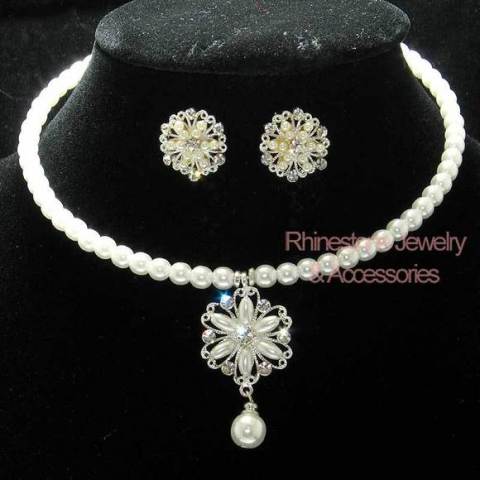 crystal wedding jewelry pearl 28